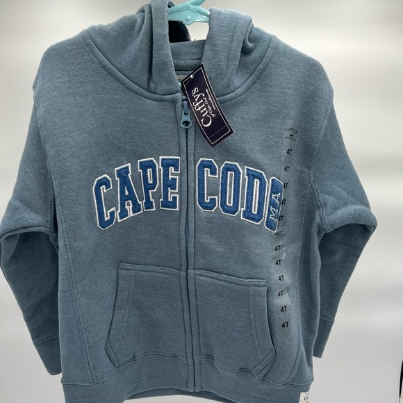 Cuffy's, Other - Kids, Cuffy's, Size 4T Cape Cod hooded zip sweatshirt Brand New!